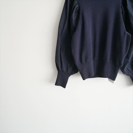 2024 / 未使用 / VERMEIL par iena / コットンリネンコンビニットプルオーバー / 24080938509110 / 2505-0318