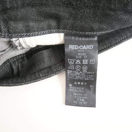 2023 / RED CARD / Ankle Slim tapered 30th Anniversary デニム / 463303 / 2407-0870