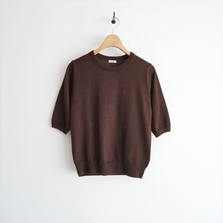 2024AW / IENA / ARKABA クルー半袖プルオーバー / 24080900492030 / 2512-2184