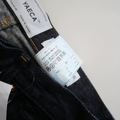 継続販売品 / YAECA / DENIM  STRAIGHT  INDIGO / 4-14W / 2504-0395