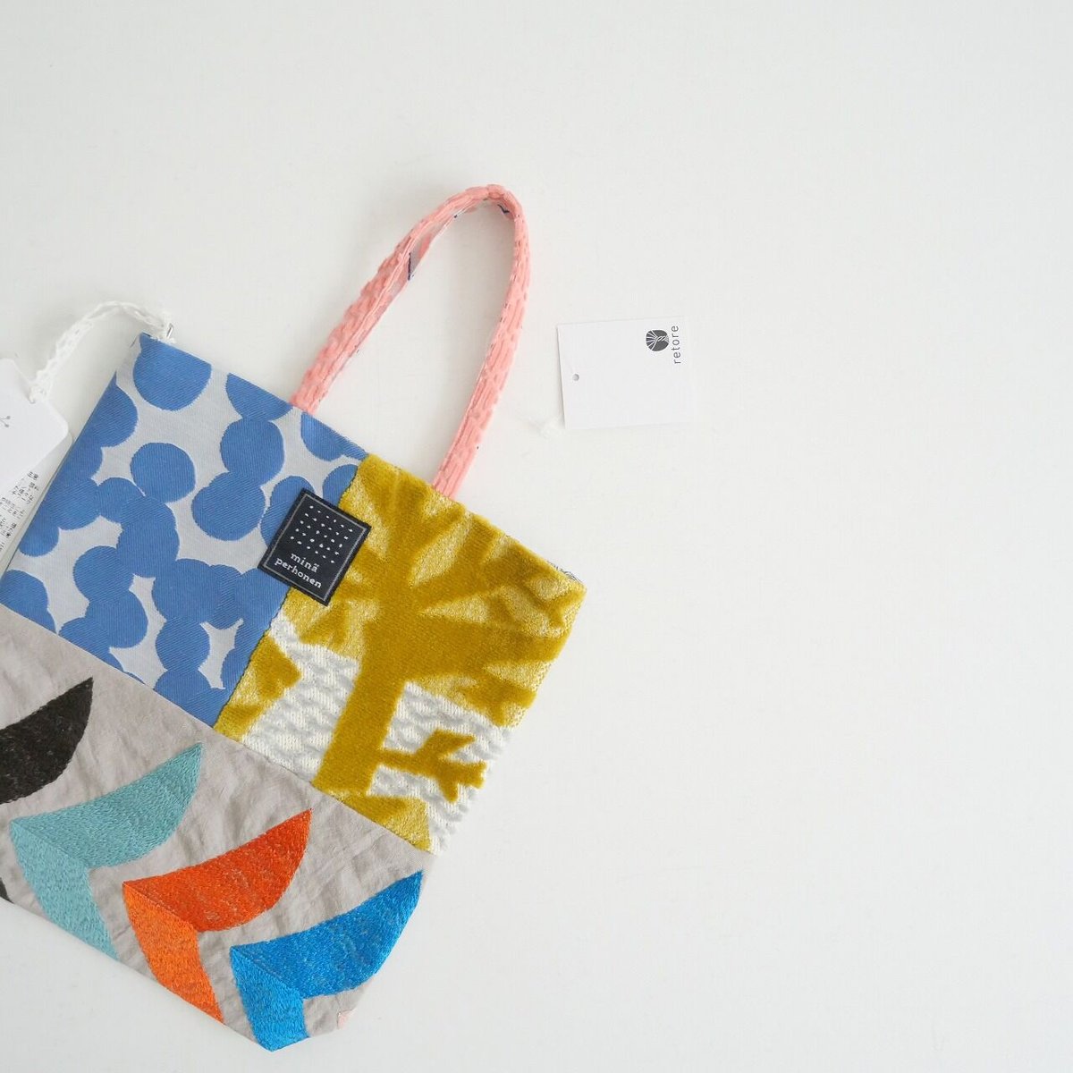 handmade かるい mina perhonen piece バゲットバッグ 