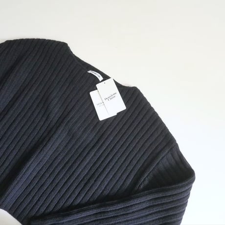 〇2023AW / 未使用 / DEUXIEME CLASSE / Cropped Wide リブ プルオーバー / 23080500810030 / 2509-0507