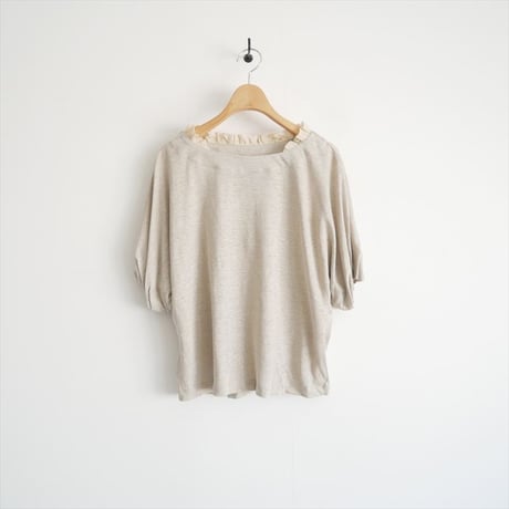 未使用 / LOISIR / リネンガーゼ天竺バルーンスリーブプルオーバー / B0133LUB707 / 2511-1269