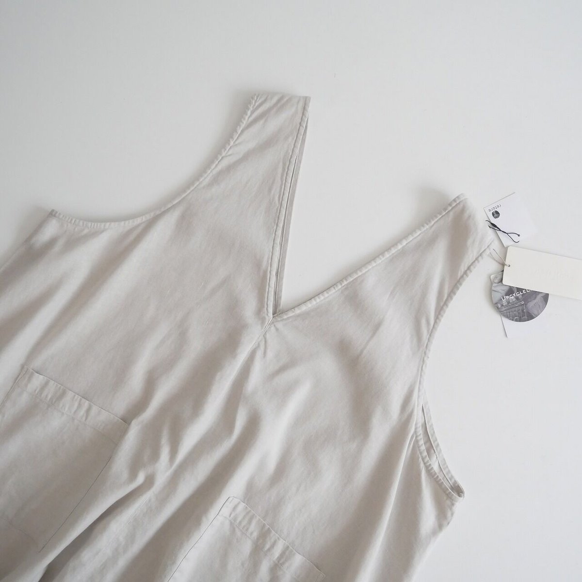 2022 / nest Robe / 【UpcycleLino】スリーブレスワンピース / 2 