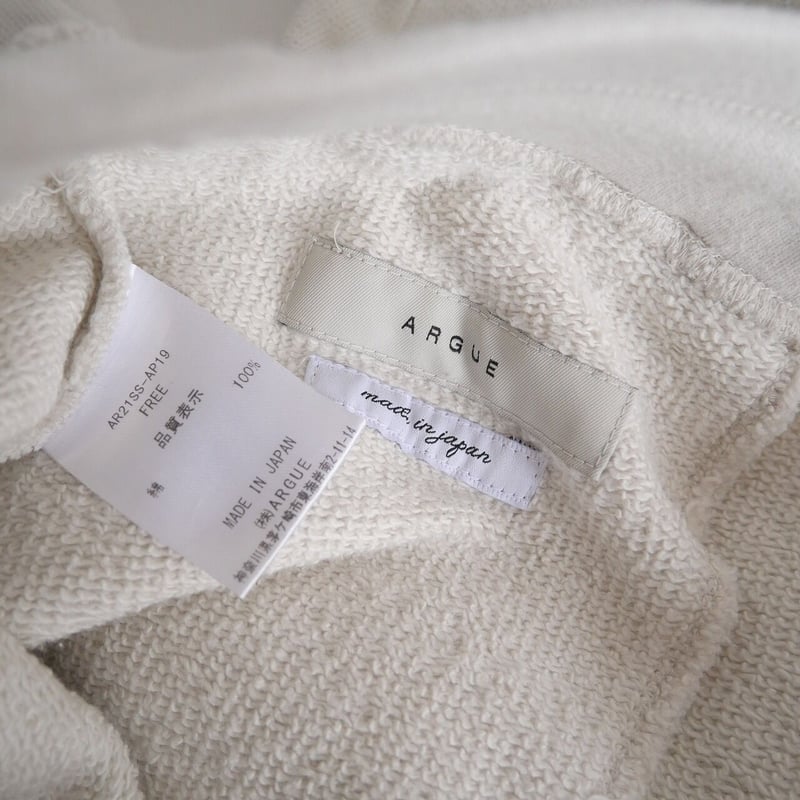 2021 / ARGUE / DRY COTTON PLANE SWEAT PANTS /  