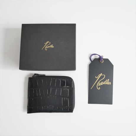 2023 / 未使用 / NEEDLES / COIN CASE - CROCODILE EMBOSSED LEATHER / 2404-0075