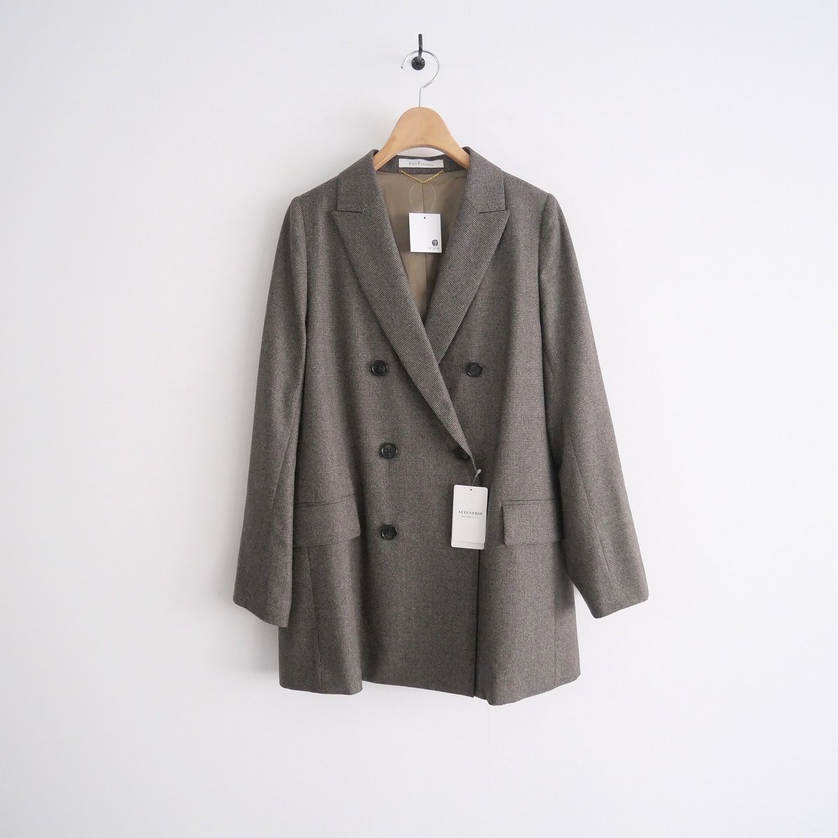 【Col Pierrot】CANONICOチドリダブルジャケット ブラウン 2021AW / 未使用 / Col Pierrot / CANONICO チドリダブルジャケ