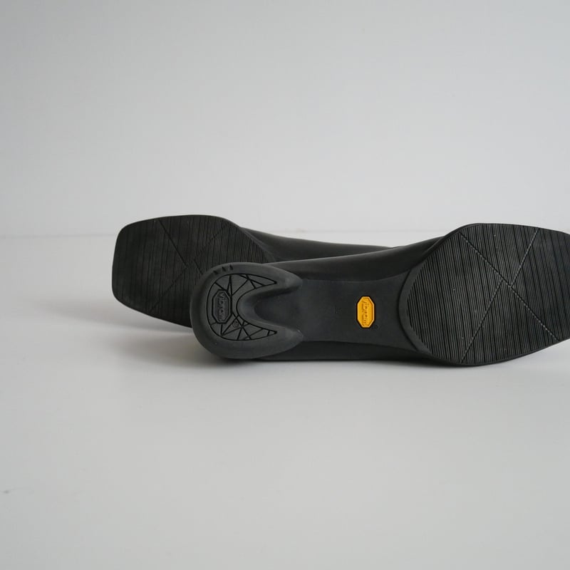 2023 / SHISEI / SQUARE LOAFERS / BLACK / 23013S