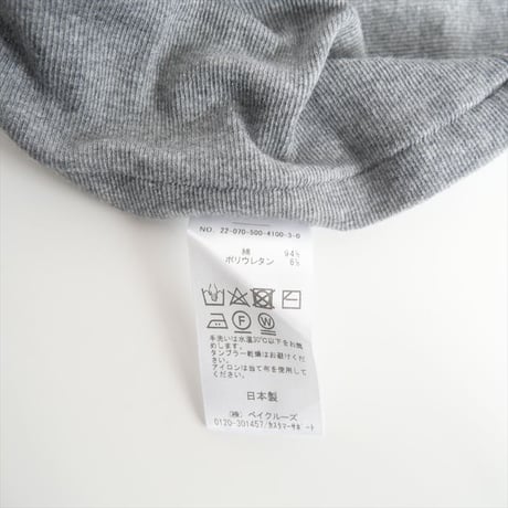 2022AW / DEUXIEME CLASSE / JERSEY リブタートル / 22070500410030 / 2411-1199
