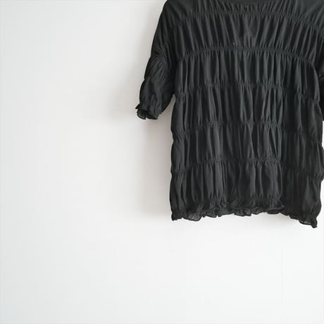 2025SS・人気完売品 / IENA LA BOUCLE購入品 / HAKUJI / Twist jersey shirring Tシャツ / 25070915004010 / 2508-0337