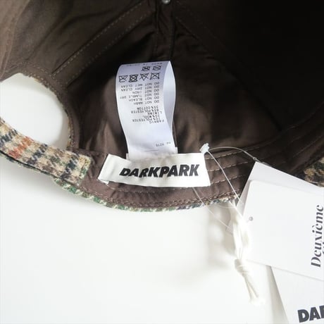 2024AW・人気完売品 / 未使用 / DEUXIEME CLASSE購入品 / DARKPARK / CHECK BASEBALL CAP / 24095510000130 / 2506-0366