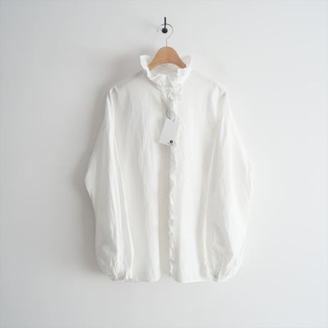 2022 / journal standard luxe / ワッシャー フリルブラウス / 22050440021040 / 2404-2082