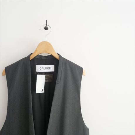 2023・人気完売品 / CALMER / CANONICO ベスト / 23011256501010 / 2409-0739