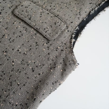 2023AW / INSCRIRE / ヘリンボーン ジレ / 123AW-JK38 / 2503-0591