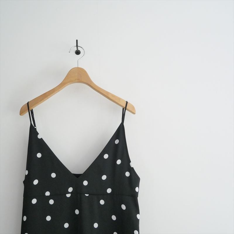 2024AW / SPICK&SPAN / ドットフレアキャミワンピース / 24040200