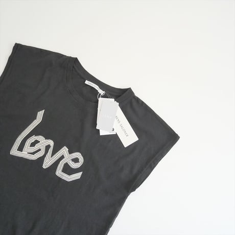 2024SS / 未使用 / IENA購入品 / Rabens Saloner / love TEE / 24070910006410 / 2508-1155
