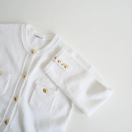 2023SS・人気完売品 / DEUXIEME CLASSE / Cotton Jacket カーディガン / 23080500802010 / 2412-0150