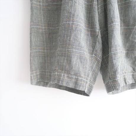 2023SS / 未使用 / journal standard luxe購入品 / BARENA / LINEN CHECKED SHORTS / 23030450000010 / 2405-0576