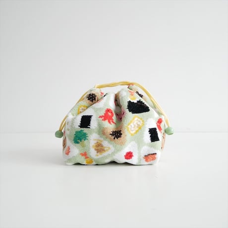 人気完売品 / FEILER / オムスビコロリン マチ付き巾着 / 2511-0103