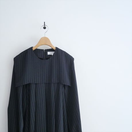 2024・人気完売品 / ENFOLD / STRIPE PLEATS PULLOVER / 300HS530-0790 / 2505-0004
