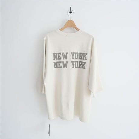 2024SS / 未使用 / L'Appartement別注 / GOOD GRIEF! / FADED PRINT FOOTBALL TEE / 24070560212010 / 2408-0857