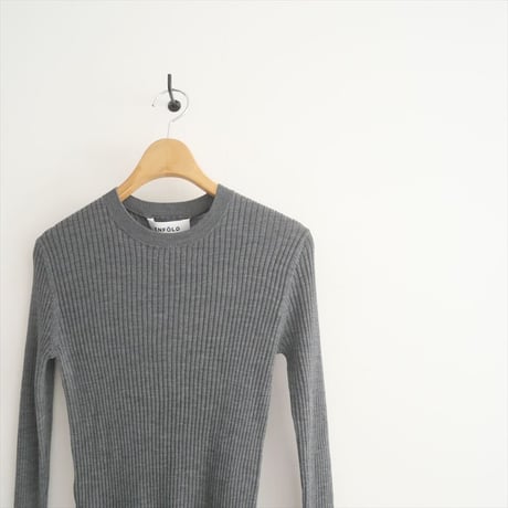 2023AW・人気完売品 / 未使用 / ENFOLD / LAYERD RIB PULLOVER / 300GS270-0600 / 2508-0108