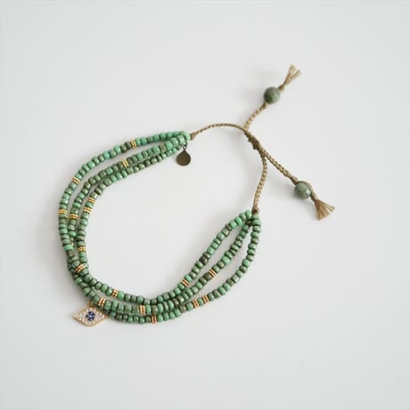 2025・人気完売品 / 未使用 / MUSE de Deuxieme Classe購入品 / TAI GREEN TURQUOISE 3 ブレスレット / 2605-0474