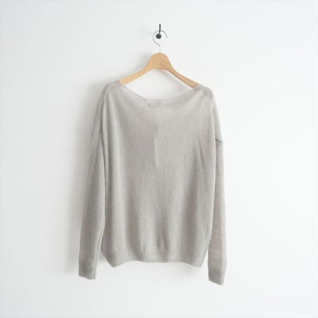 〇2024AW / evam eva / mohair silk v neck pullover / E243K034 / 2503-0057