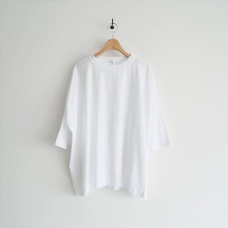 2023 / 未使用 / 45R / 度詰天竺のビッグスリットTシャツ / 70870013 / 2310-0658