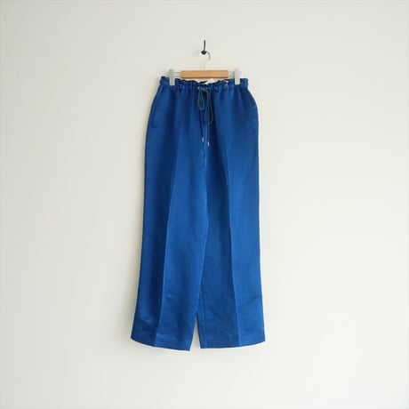 BLAMINK / R W CO TUCK SRT シルクイージーパンツ / 79142300332 / 2510-0832