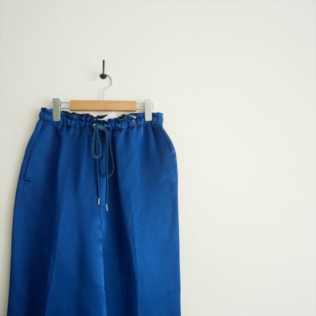 BLAMINK / R W CO TUCK SRT シルクイージーパンツ / 79142300332 / 2510-0832