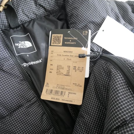 〇2024AW / 未使用 / THE NORTH FACE / Enride Convertible Down Jacket / ND92460 / 2503-1152