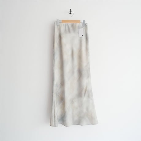 2026SS今季 / louren blurred print narrow skirt lo261-61 / 2605-1052