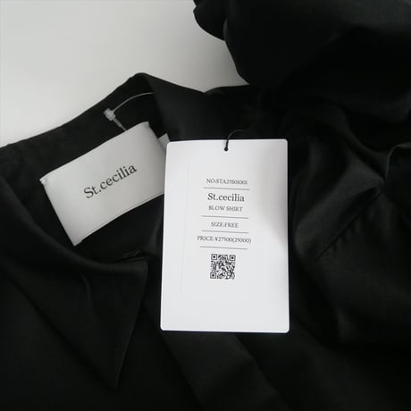 2025・人気完売品 / 未使用 / St.cecilia / ブロウシャツ / STA25S01001 / 2509-2054