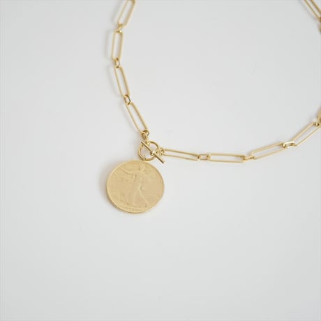 AP STUDIO別注 / JANIS SAVITT coin necklace 24091587000510 / 2604-1016
