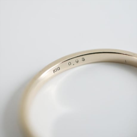 Lilas / 0.03ダイヤ甲丸リング K10 / 19111202109070 / 2408-0712