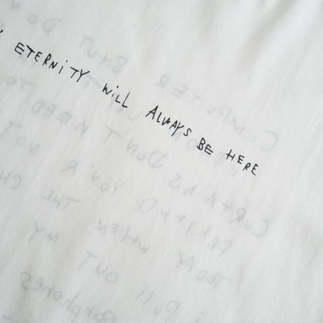 2023 / DEUXIEME CLASSE購入品 / SKIN / WRITING Tシャツ / 23070510001710 / 2310-0972