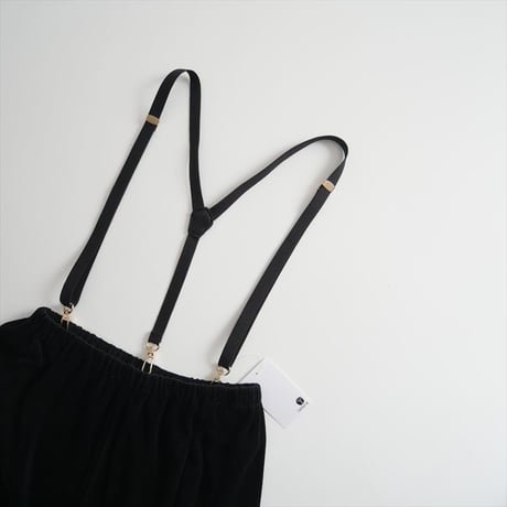 2022AW / L'Appartement別注 / GOOD GRIEF！ / Velor Wide Pants with Suspen / 22030560202410 / 2407-1192