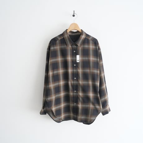 2023AW今季 / SPICK&SPAN / TRツイルチェックシャツ / 23050200207030 / 2311-0926