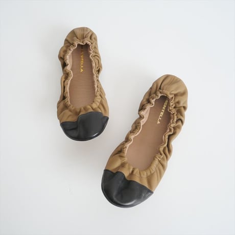 2022 / MUSE de Deuxieme Classe購入品 / BRENTELLA / CAP TOE BALLERINA / 22093521006030 / 2411-1306