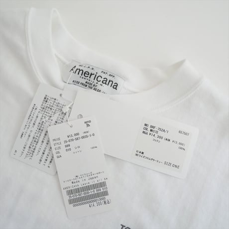 2025・人気完売品 / 未使用 / AP STUDIO別注 / AMERICANA / Leave it all behindロングスリーブTシャツ  / 2506-0159