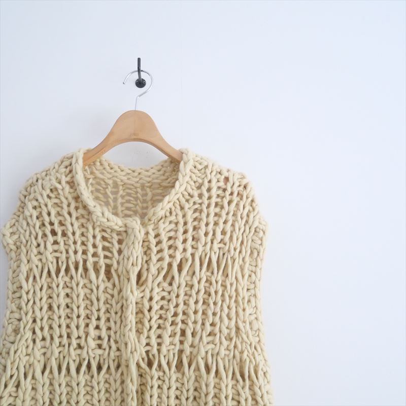 〇2023AW / TODAYFUL / Chunky Hand Knitvest / 123