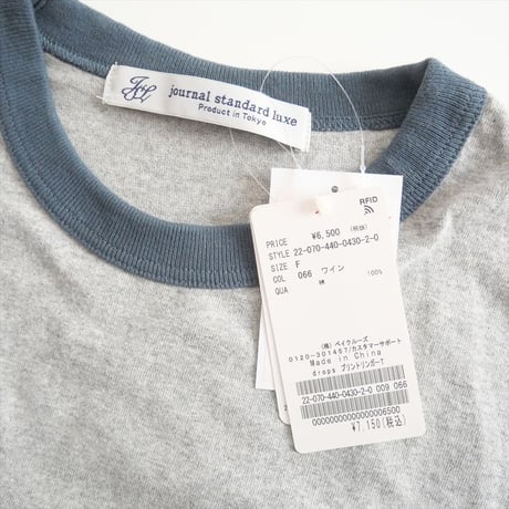 2022SS / 未使用 / journal standard luxe / drops プリントリンガーT / 22070440043020 / 2407-0835
