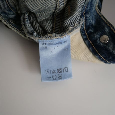 2023AW / BRILL / 13.2 oz 5ポケットデニムダメージパンツ / BR235002ER / 2402-0033
