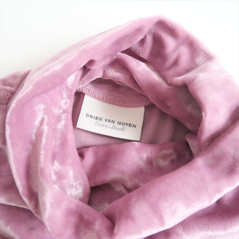 dries van noten 20aw ベロア ハイネック セカンドスキン