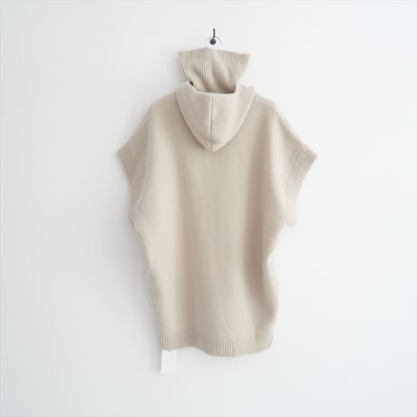 〇2022AW / 未使用 / RIM.ARK / Hood design knit vest / 460FAS70-0130 / 2502-0540