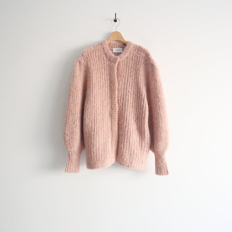 COLOR MOHAIR SHAGGY CARDIGAN CLANE CLANE - CLANEクラネCOLOR MOHAIR
