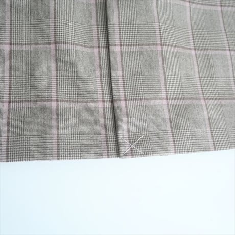 2021AW / 未使用 / leur logette / ウールチェックジャケット / 02279 / 2406-0363