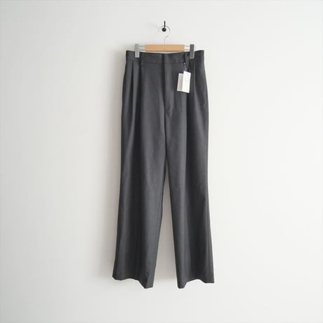 2022AW / 未使用 / DEUXIEME CLASSE / WOOL SERGE タックパンツ / 22030500407030 / 2506-0723