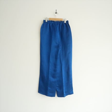 BLAMINK / R W CO TUCK SRT シルクイージーパンツ / 79142300332 / 2510-0832